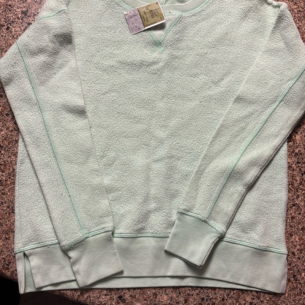 American Eagle Outfitters Sweatshirt Oversized Pullover Light Green Size XS New
